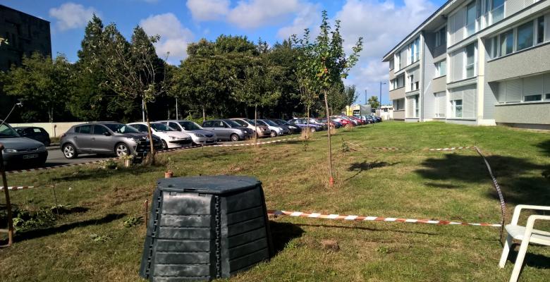Emplacement jardin partagé PepSE Brest