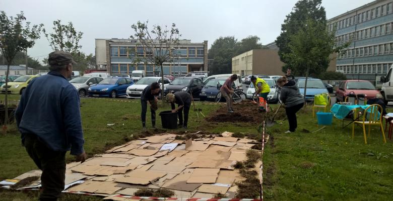 Animation du 15 septembre 2016, jardin partagé UBO, PepSE